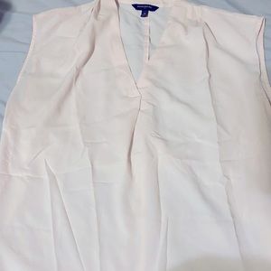 Banana republic light pink blouse, size M